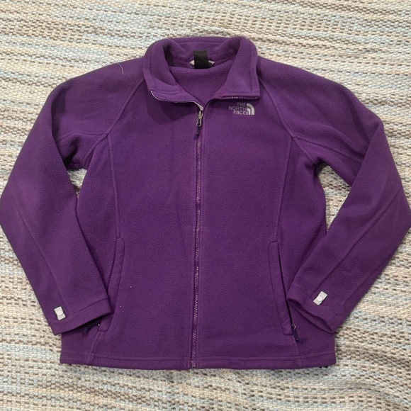The North Face Women's Full Zip Fleece Pullover Large - Picture 1 of 8